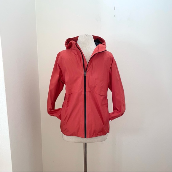 Lululemon Glyde Outpour Shell Rain Windbreaker Jacket In Salmon Pink Size Small - Picture 8 of 16